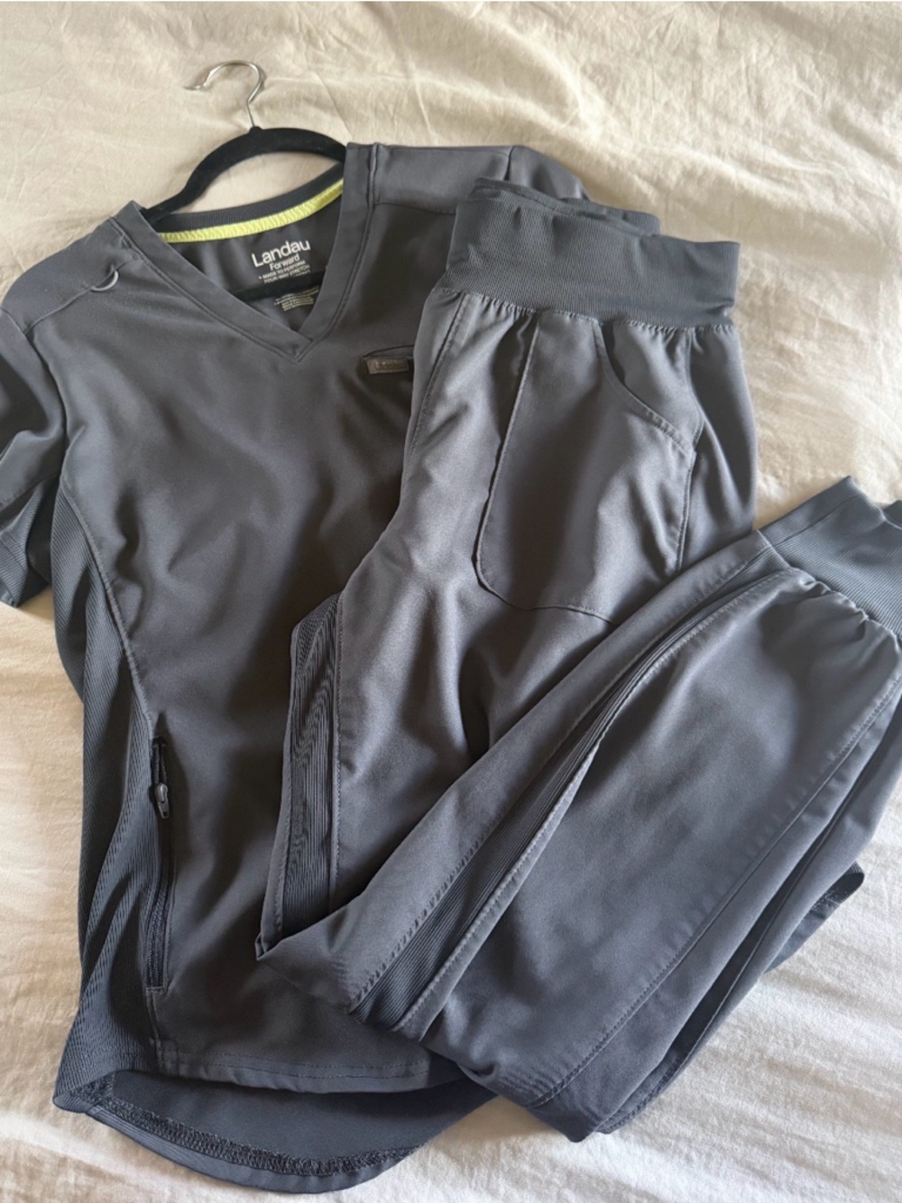 Landau Forward Women's Scrub Top and Jogger Set